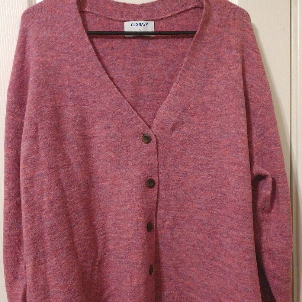 Oversized V-Neck Women's Cardi